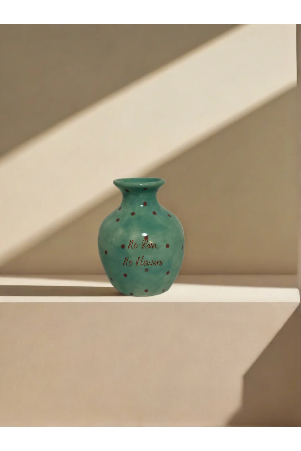 Custom Script Bud Vase
