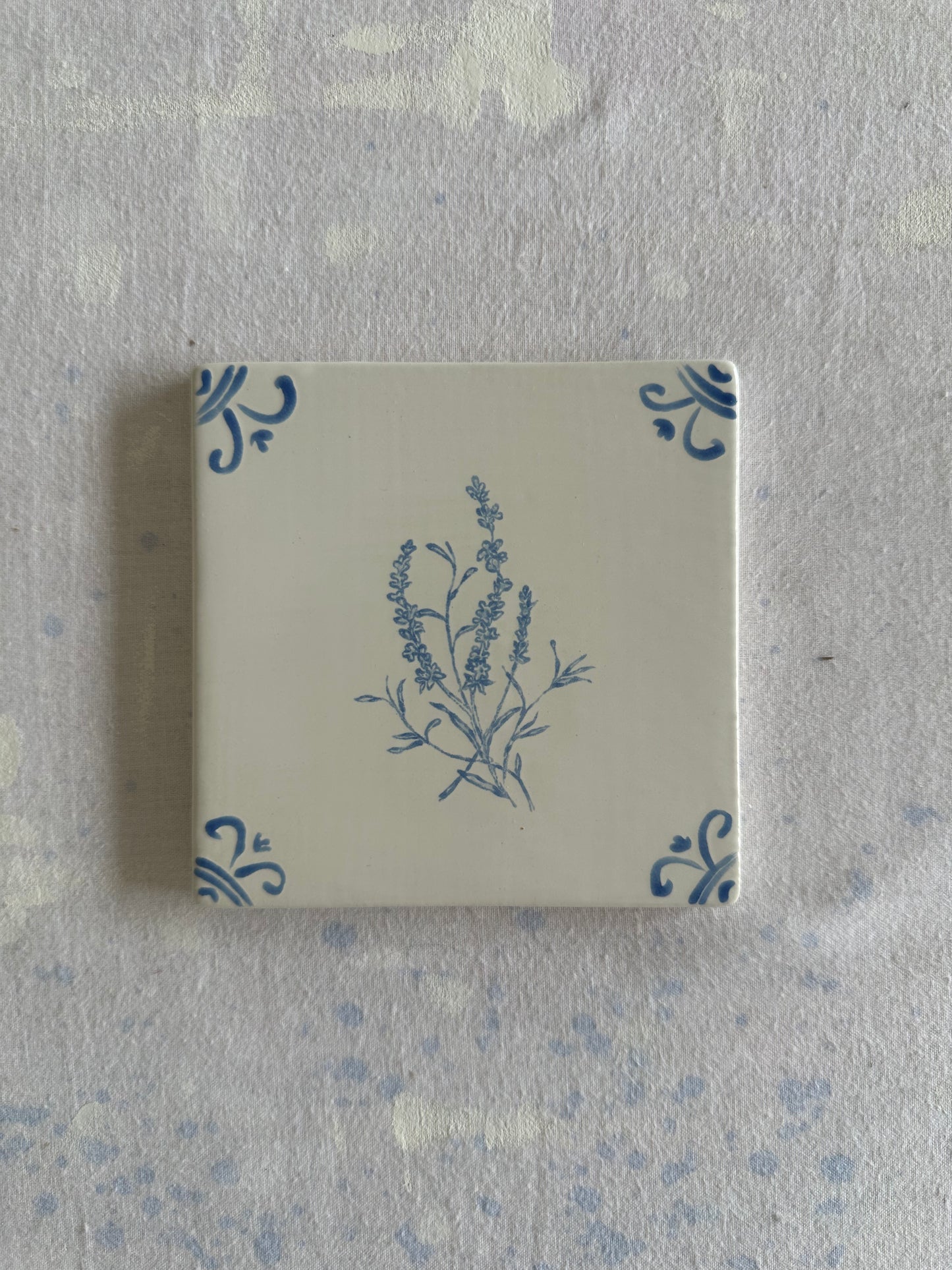 Flower Delft Tile Test