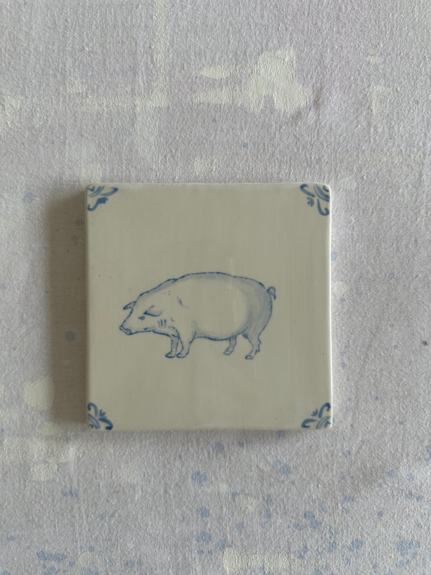 Pig Delft Tile Test