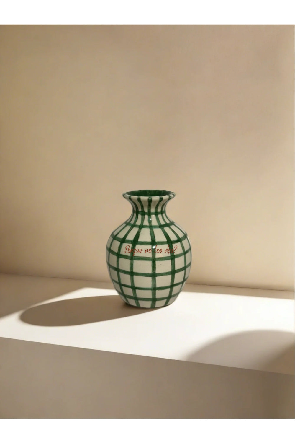 Custom Script Bud Vase