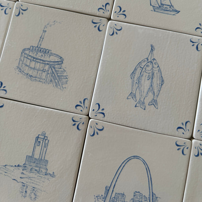 The Personal Edit — custom hand-painted Delft tiles