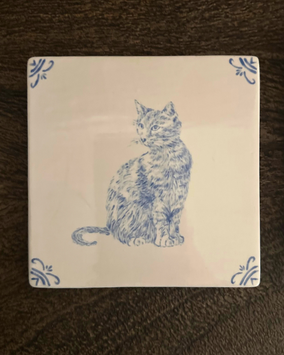 Cat Delft Tile – Akka Home