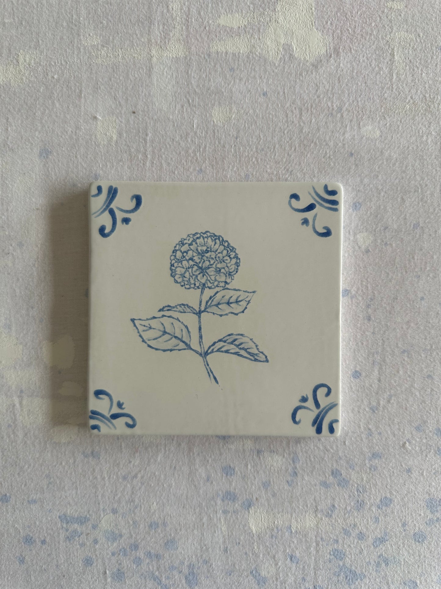 Flower Delft Tile Test