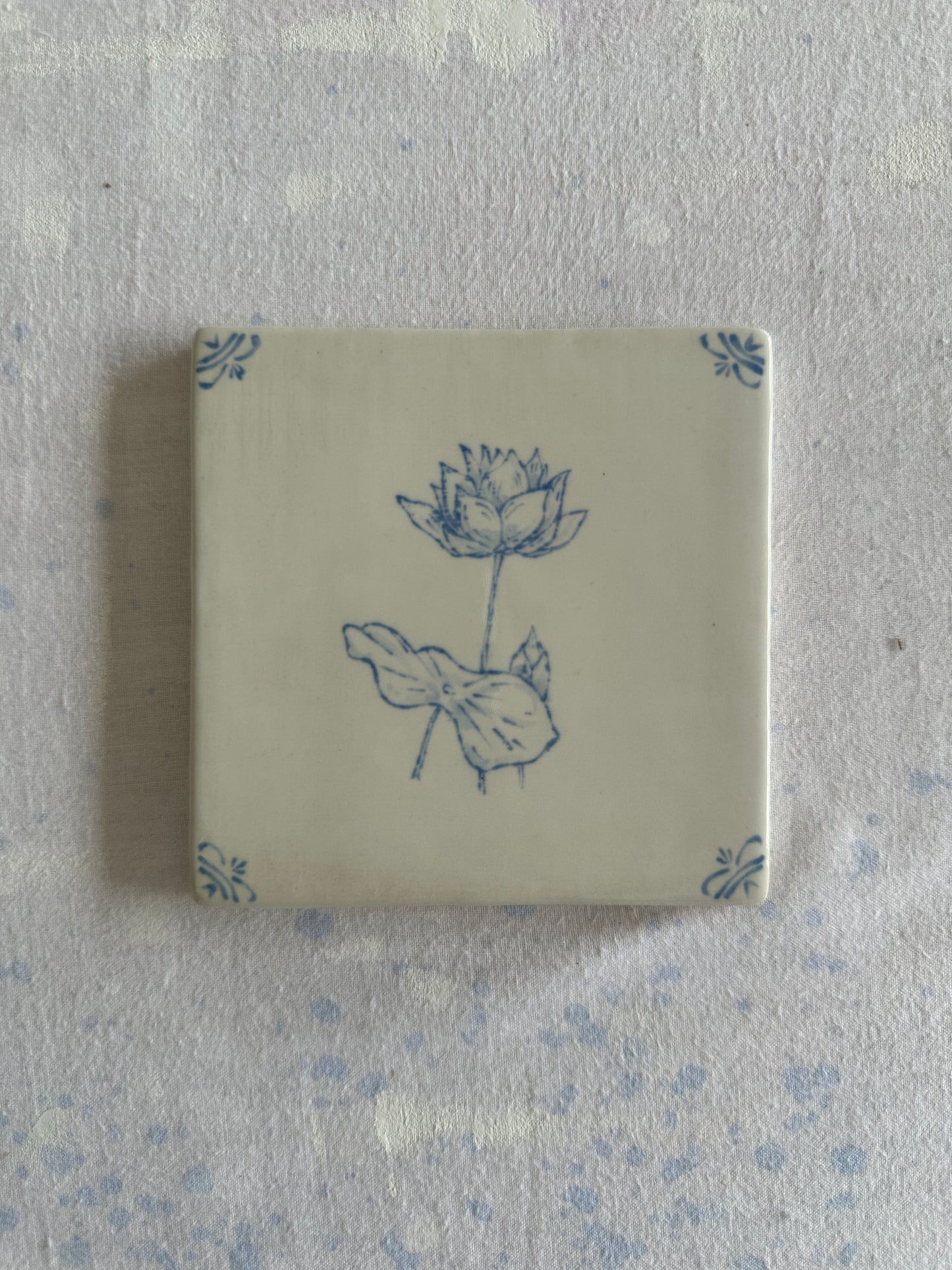 Flower Delft Tile Test