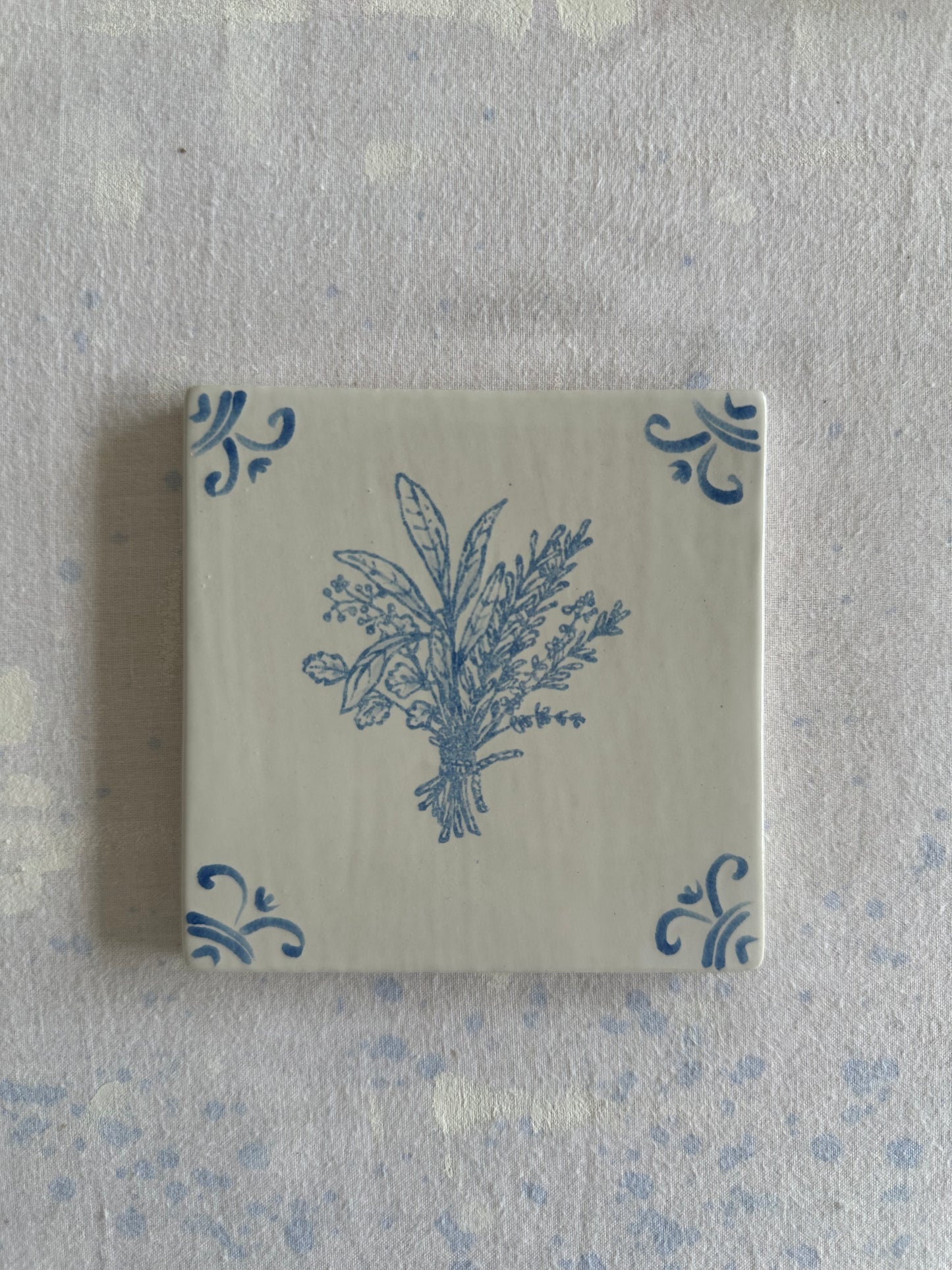 Flower Delft Tile Test