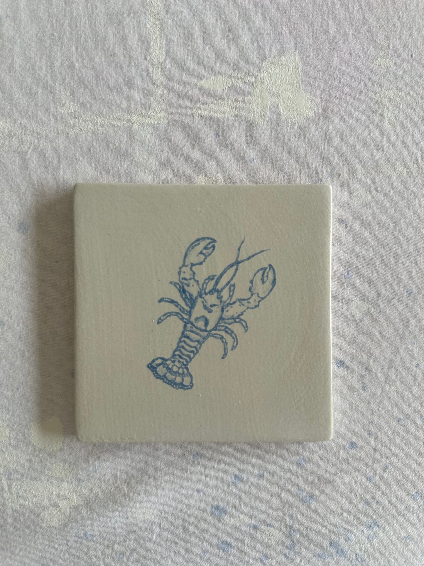 Lobster Delft Tile Test