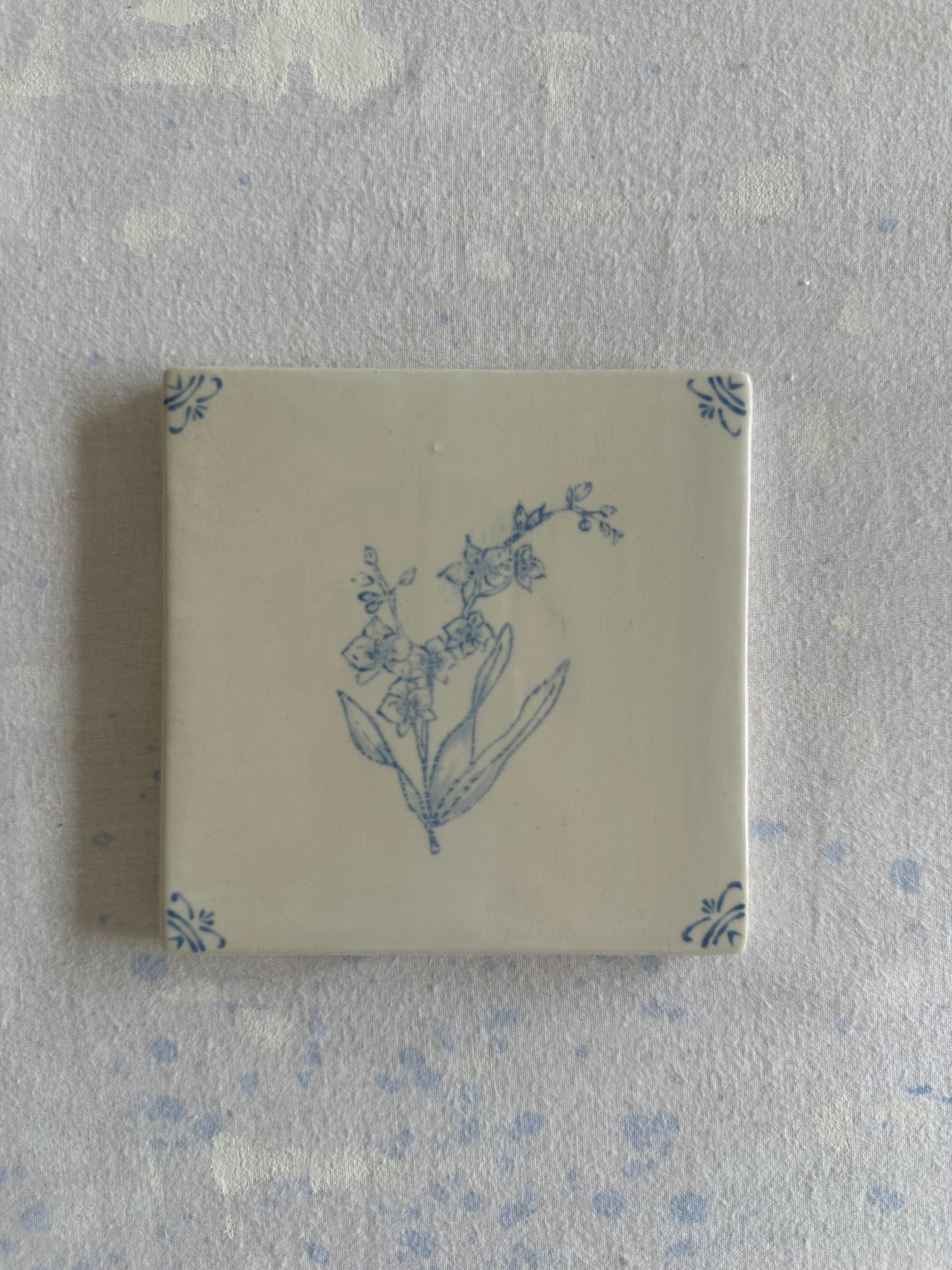 Flower Delft Tile Test
