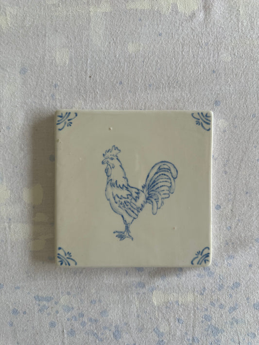 Rooster Delft Tile Test