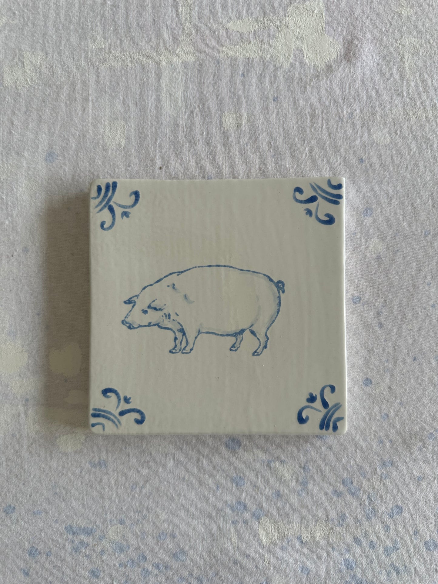 Pig Delft Tile Test