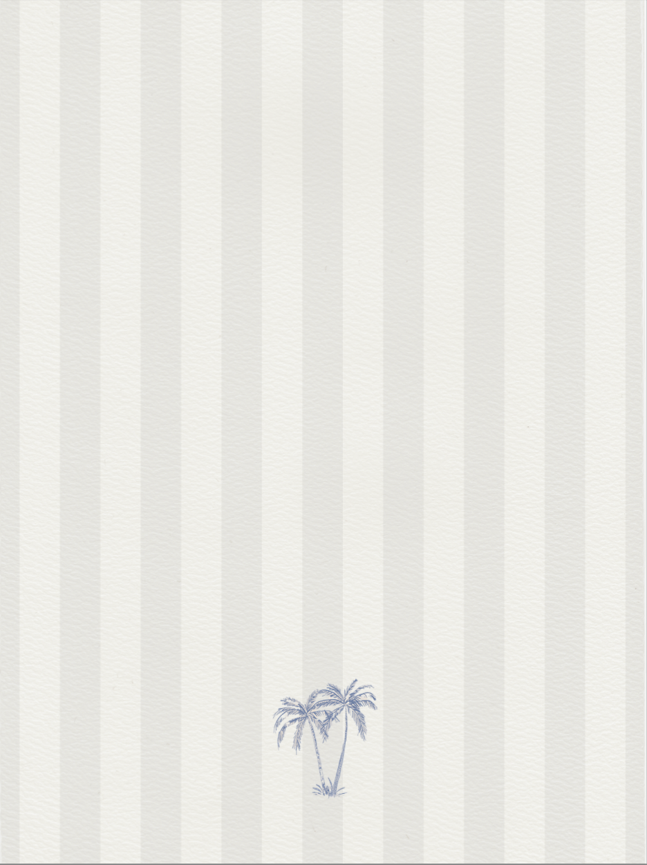 Summer Supper Club Palm Tree Downloadable Template